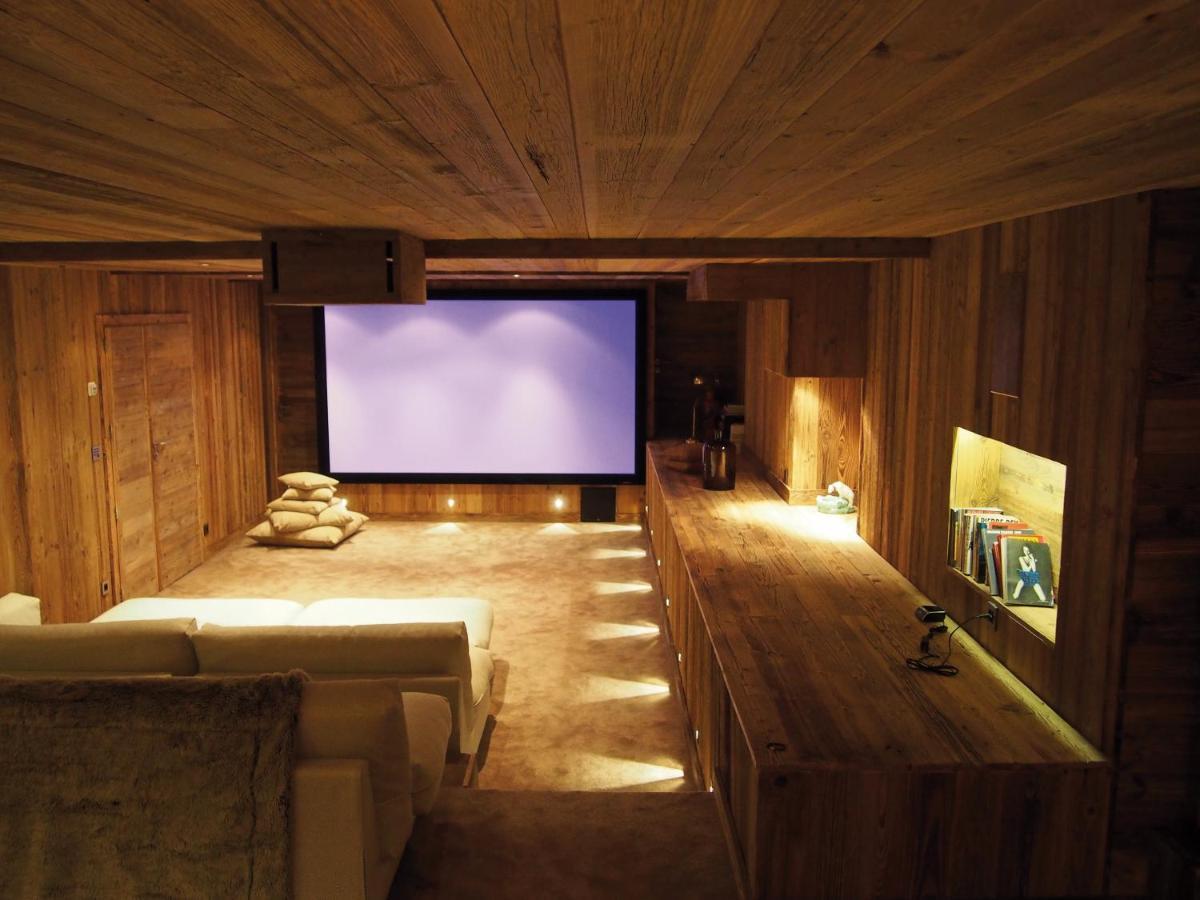 Chalet Javen - 520M2 Avec Piscine Chauffee Et Home Cinema Megeve Exterior photo